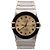 Omega Reloj de Cuarzo Unisex Vintage Constellation Manhattan Chronometer Dorado