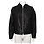 Hugo Boss Giacca in pelle nera da uomo Nero