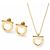Salvatore Ferragamo Set Collana e Orecchini Gancini