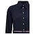 Thom Browne Midi em flanela de algodão riscada com base plissada Azul - vista 6