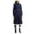 Thom Browne Midi em flanela de algodão riscada com base plissada Azul - vista 9