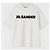 T-shirt con logo Jil Sander Argentata Argento - vista 8