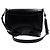 Prada Borsa a spalla con patta e borsa a tracolla in pelle spazzolata nera Nero - vista 4