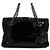 Chanel Borsa a tracolla Reverso Boy in vernice nera con catena Nero - vista 4