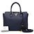 Prada Sac Tote en cuir Saffiano avec logo doré