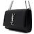 Saint Laurent Borsa a tracolla e crossbody Classic Kate Small Monogram con catena in metallo - vista 3