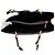 Chanel Borsa a tracolla Caviar Black con catena dorata Nero - vista 5