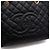Chanel Borsa a tracolla Caviar Black con catena dorata Nero - vista 8