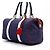 Fendi Borsa Boston in tela FF viola - vista 2