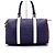 Fendi Borsa Boston in tela FF viola - vista 4
