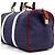 Fendi Borsa Boston in tela FF viola - vista 9