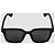 Gucci Occhiali da sole Asian Fit Acetato Nero Unisex - vista 12