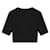 Givenchy Jacquard Crop-Pullover Schwarz  - Ansicht 4