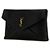 Saint Laurent Pouch Busta Large Cassandre in nappa Nero - vista 5