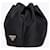 Prada Mini Borsa a Secchiello a Spalla Nero  - vista 8