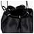 Prada Mini Borsa a Secchiello a Spalla Nero  - vista 9