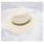 Chanel Bucket Hat aus Raffia mit CC-Logo-Band Silber - Ansicht 5