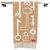 Hermès Nuovo Prodotto Casac Porte Clef Sciarpa in Cashmere Camel Blanc Marrone