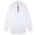 Thom Browne Hidden Three Stripe Poplin Shirt White
