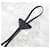 Prada Bolo Tie de cuero Saffiano Negro - vista 3