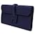 Hermès Clutch Gizeh Blu  - vista 2