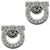 Salvatore Ferragamo Orecchini Gancini Crystal Silver Multicolore