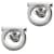 Salvatore Ferragamo Orecchini Gancini Small Silver Argento