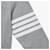 Thom Browne Langarm-T-Shirt Silber - Ansicht 7