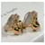 Van Cleef & Arpels Vintage Alhambra Earrings, YG, Multiple colors  - view 3