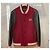 Philipp Plein Giacca Teddy in pelle rossa con patch tigre e logo argento Rosso - vista 3