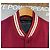 Philipp Plein Giacca Teddy in pelle rossa con patch tigre e logo argento Rosso - vista 5