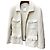 Chanel Bomber de Tweed con Bolsillos de Cadena Multicolor
