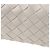 Bottega Veneta Borsa Crossbody Intrecciato Bianco - vista 6