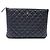 Chanel Classic Caviar Clutch New Medium Blu