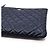 Chanel Classic Caviar Clutch New Medium Blu - vista 5