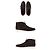 Loro Piana Stivaletti Angle da uomo Work and Walk (Evanoh) Nero - vista 5