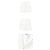 Brunello Cucinelli Bermuda in lino con coulisse da uomo (White) - vista 3