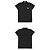 Moncler Baumwolle PK Kurzarmshirt mit Logo-Patch für Damen Schwarz - Ansicht 3