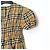 Burberry Abito in cotone stretch a quadretti per bambine - vista 3