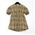 Burberry Abito in cotone stretch a quadretti per bambine - vista 5