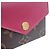 Portafoglio Louis Vuitton Zoe Fuchsia Rosa - vista 6