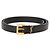 Saint Laurent Cintura Monogram da Uomo Nero - vista 2