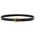 Saint Laurent Cintura Monogram da Uomo Nero - vista 3