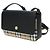 Burberry Vintage Karierter Leder-Notizbuchtasche Schwarz - Ansicht 2