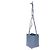 Bottega Veneta Picca borsa bucket Intrecciato stamp : Blu - vista 2