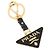 Prada Saffiano Leather Keychain stamp: