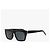 Saint Laurent Gafas de sol Cassandra Monogram Square Flat Top Asian Fit Castaño - vista 4