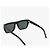 Saint Laurent Gafas de sol Cassandra Monogram Square Flat Top Asian Fit Castaño - vista 6
