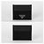 Prada Triangle Logo Nylon Saffiano Card Holder Black - vista 8
