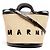 Marni Borsa Tote/a Tracolla in Rafia Arancione
